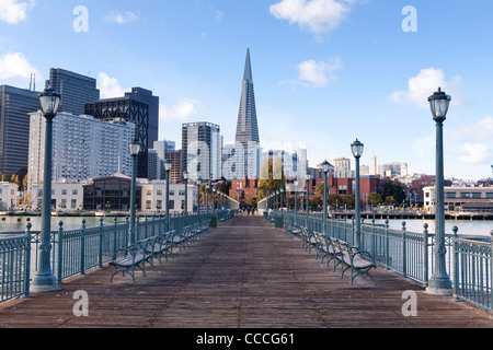 La Transamerica building à San Francisco Banque D'Images