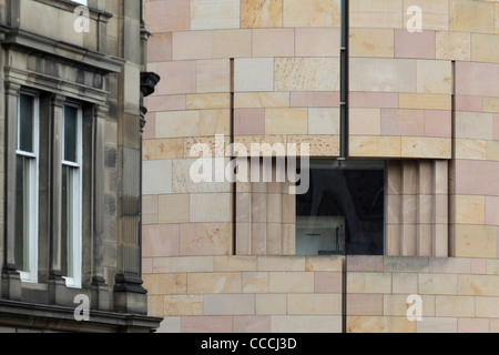 Musée national d'écosse Benson & forsyth Edinburgh 1998 détail extérieur bâtiment victorien avec ses voisins Banque D'Images