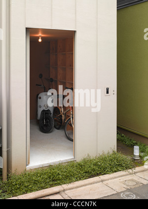 Près de HOUSE, TOKYO, LE MONT FUJI ARCHITECTS 2010-ENTRÉE PRINCIPALE Banque D'Images