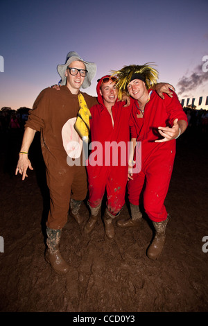 Fancy dress à Creamfields,Whitchurch, Cheshire, Angleterre, Royaume-Uni Banque D'Images