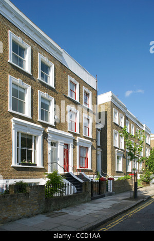 Maison privée, BUCKLEY GRAY YEOMAN, Londres, 2010, rue mitoyenne Banque D'Images