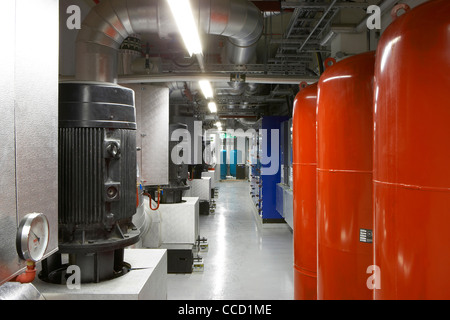 BBC - PHASE 2, ID:SR/SHEPPARD ROBSON, Londres, 2010, SALLE DE MAINTENANCE Banque D'Images