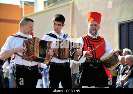 Sagra DEGLI AGRUMI, fête traditionnelle, Cagliari, Sardaigne, Italie, Europe Banque D'Images
