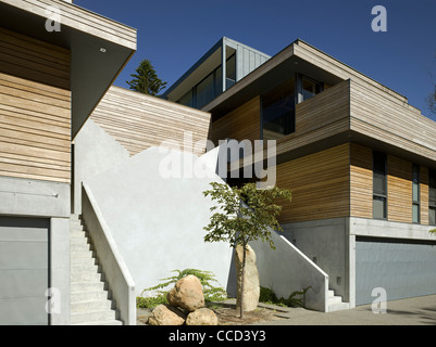 Maisons de Plage Boomerang Collins Turner Architectes Banque D'Images