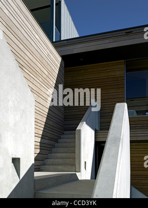 Maisons de Plage Boomerang Collins Turner Architectes Banque D'Images