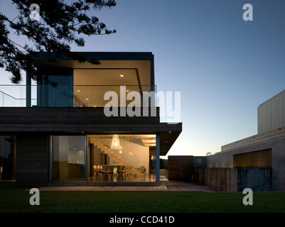 Maisons de Plage Boomerang Collins Turner Architectes Banque D'Images