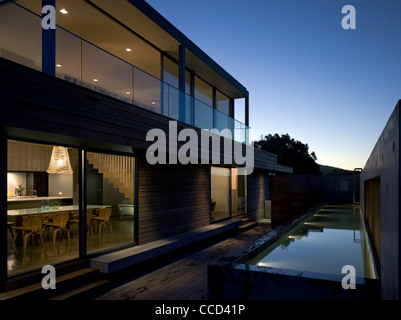 Maisons de Plage Boomerang Collins Turner Architectes Banque D'Images