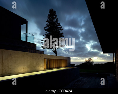 Maisons de Plage Boomerang Collins Turner Architectes Banque D'Images