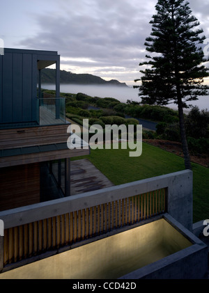 Maisons de Plage Boomerang Collins Turner Architectes Banque D'Images