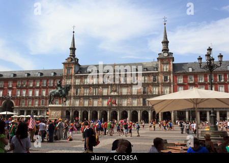 Madrid - Plaza Mayor Banque D'Images