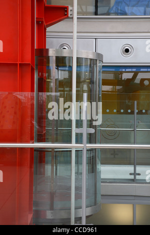 Evelina children's hospital, Hopkins architects, Londres, 2005, détail de levage Banque D'Images