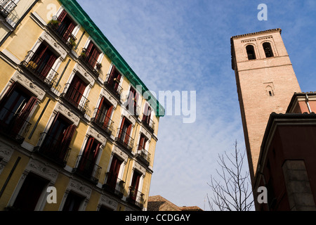 Eglise de San Pedro el Viejo, Madrid, Espagne. Banque D'Images