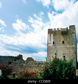 Limassol Chypre Château de Kolossi ancien Crusader Stronghold actuel Château construit au 15th siècle Banque D'Images