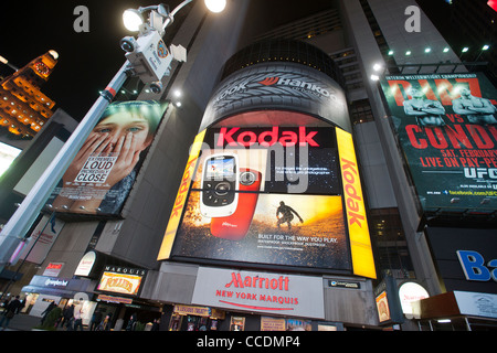 Le billboard Kodak à Times Square à New York Banque D'Images