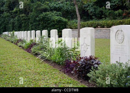 Cimetière militaire de Stanley, St Stephens Bay à Stanley, Hong Kong Chine Voiture Banque D'Images