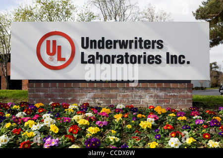 Un immeuble de bureaux occupés par l'Underwriters Laboratories (UL). Banque D'Images