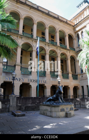 L'hôpital de Sydney et Sydney Eye Hospital, Macquarie Street, Sydney, New South Wales, Australia Banque D'Images