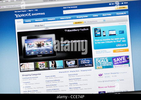 - Site web commercial Shopping.yahoo.com Banque D'Images