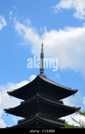 Pagode Toji à Kyoto, au Japon. Banque D'Images