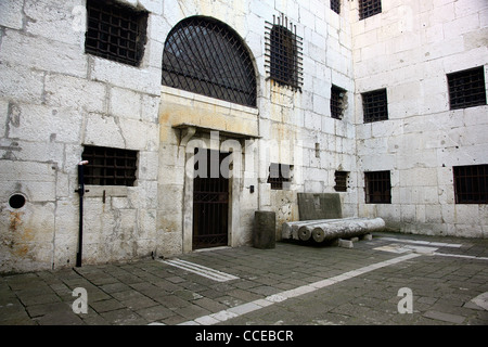 Ancienne prison, le palais de Doges à Venise Banque D'Images