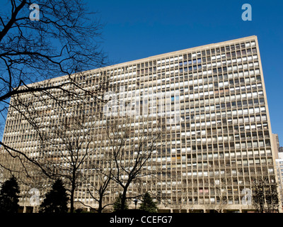 Kips Bay Tours d'habitation en copropriété a été conçu par l'architecte I.M. Pei, New York City, USA Banque D'Images