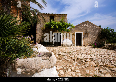 Scurati grottes, Grotte di Scurati, Trapani, Sicile, Italie, Europe Banque D'Images