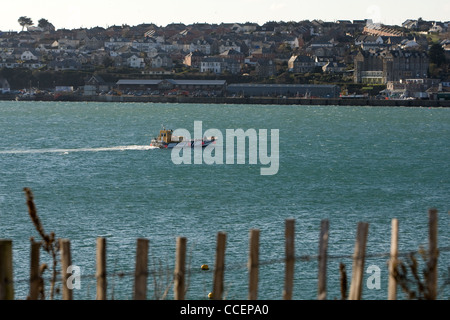 'Black Tor" le traversier qui va de Padstow et rock de l'autre côté de la rivière Camel en Cornouailles. Banque D'Images