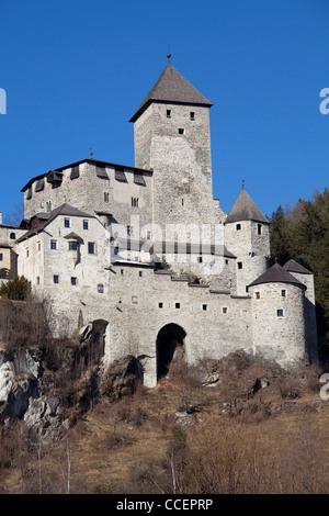 Château Taufers au-dessus de Sand in Taufers, Tauferer Tal valley, le Tyrol du Sud, Italie Banque D'Images