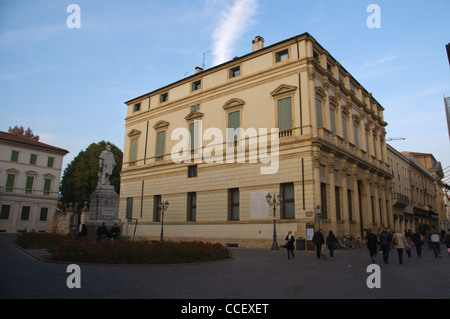 La Piazza Castello central carré la Vénétie Vicence Italie Europe du nord Banque D'Images