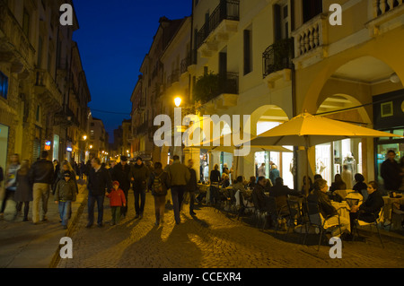 Corso Andrea Palladio Vicenza principale rue piétonne de la région de Vénétie en Italie du nord Europe Banque D'Images