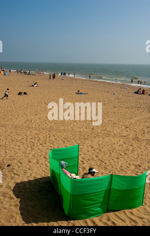 Plage de sable principale de Ramsgate. Île de Thanet. Kent. L'Angleterre. UK Banque D'Images