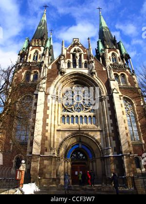 Eglise de Saint Olha et Elizabeth, Lviv. L'Ukraine Banque D'Images