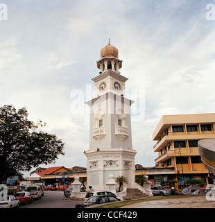 Victoria Memorial Clock Tower à George Town dans l'île de Penang en Malaisie en Extrême-Orient Asie du sud-est. Architecture Bâtiment Histoire British Travel Banque D'Images