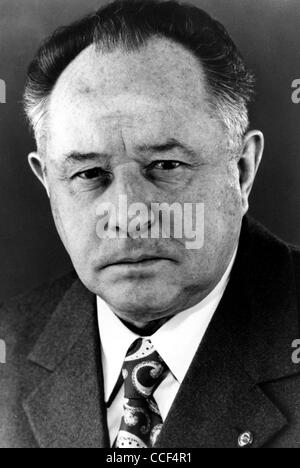 Erich Mielke - *28.12.1907 - 21.05.2000 : Portrait de la ministre de la sécurité de l'état de la RDA de 1957 à 1989. Banque D'Images