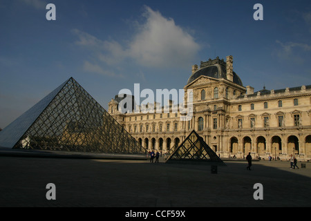 Le musée du Louvre (Musée du Louvre) à Paris Banque D'Images