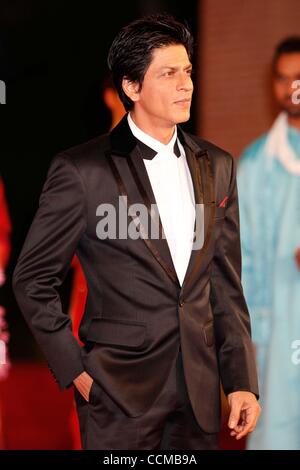 31 octobre 2010 - Hollywood, Californie, États-Unis - SHAH RUKH KHAN.premiere Mon nom est Khan.Festival International du Film de Rome.Rome, Italie.31 octobre 2010. 2010.K66690rharv.(Image Crédit : Â© Roger Harvey/Photos/ZUMApress.com) Globe Banque D'Images