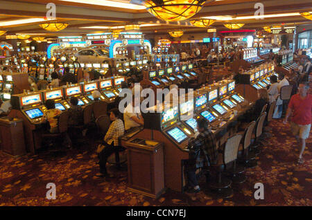 L'action logement à Cache Creek Casino Resort de Brooks en Californie, jeudi août 19,2004. (Contra Costa Times/Bob Larson) Banque D'Images