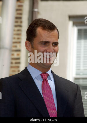 Oct 08, 2004 ; New York, NY, USA ; espagnol PRINCE FELIPE DES ASTURIES a visité l'institut Cervantes sur 73e st. Banque D'Images