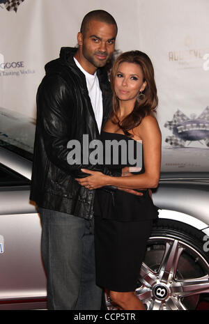 Eva Longoria Parker et Tony Parker arrive pour le rassemblement pour les enfants atteints du cancer à l'hôtel Roosevelt. (Crédit Image : © Lisa O'Connor/ZUMApress.com) Banque D'Images