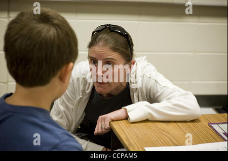 14 octobre 2010 - Woodstock, GA, USA - Bascomb institutrice met en étudiant pour comportement inapproprié. (Crédit Image : © Robin Nelson/ZUMAPRESS.com) Banque D'Images