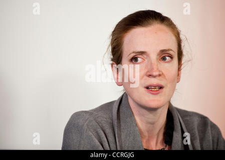 Economie numérique du secrétaire d'État Nathalie KOSCIUSKO - Morizet donne un ocnference de presse pendant la réunion du Conseil des télécommunications de l'UE au siège à Bruxelles, Belgique le 2010-05-31 par Wiktor Dabkowski Banque D'Images