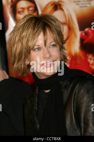 11 février 2004 - Hollywood, Californie, États-Unis - K35267EG.PREMIÈRE MONDIALE DE DANS LES CORDES AU GRAUMAN'S Chinese Theatre à Hollywood, Californie.02/11/2004. /2004/ EGI.MEG RYAN(Image Crédit : Â© Ed Geller/Globe Photos/ZUMAPRESS.com) Banque D'Images