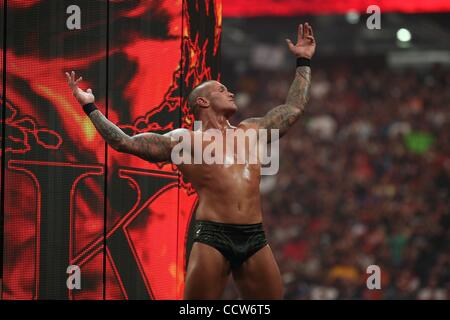 Mar 28, 2010 - Phoenix, Arizona, USA - Randy Orton lors de WWE Wrestlemania 26. (Crédit Image : Â© Matt Roberts/ZUMA Press) Banque D'Images