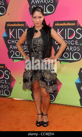 Mar 27, 2010 - Westwood, Californie, USA - VALERY ORTIZ arrivant au Kid's Choice Awards 2010 qui a eu lieu à l'UCLA. (Crédit Image : © Lisa O'Connor/ZUMA Press) Banque D'Images