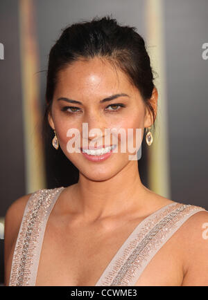 Apr 24, 2010 - Hollywood, Californie, USA - Acteur OLIVIA MUNN arrivant à l 'Iron Man 2' Première mondiale tenue à l'El Capitan. (Crédit Image : © Lisa O'Connor/ZUMA Press) Banque D'Images