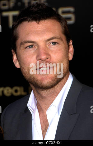 31 mars 2010 - Hollywood, California, United States - Sam Worthington lors de la première du nouveau film de la Warner Bros Pictures LE CHOC DES TITANS, tenue à Grauman's Chinese Theatre, le 31 mars 2010, à Los Angeles.. 2010.K64556MGE.(Image Crédit : Â© Michael Germana/Globe Photos/ZUMApress.c Banque D'Images
