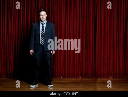 Apr 07, 2010 - Los Angeles, Californie, USA - l'acteur/Producteur DAVID ARQUETTE portrait session à Los Angeles. (Crédit Image : © Brian Lowe/ZUMA Press) Banque D'Images