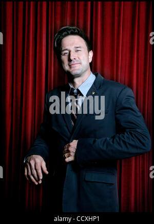 Apr 07, 2010 - Los Angeles, Californie, USA - l'acteur/Producteur DAVID ARQUETTE portrait session à Los Angeles. (Crédit Image : © Brian Lowe/ZUMA Press) Banque D'Images