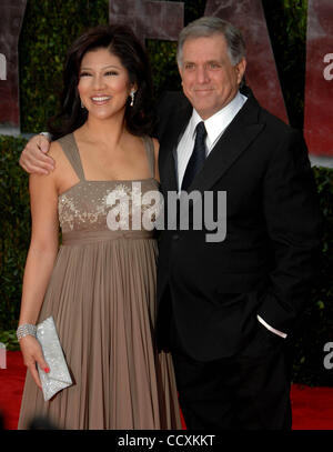 Mar. 07, 2010 - Los Angeles, California, United States - JULIE CHEN & LES MOONVES assiste à la 2010 Vanity Fair Oscar Party qui a eu lieu au Sunset Tower Hotel de West Hollywood, Californie le 03 07-10 2010...K64864LONG. Banque D'Images