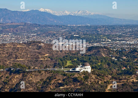 24 mai 2010 - Los Angeles, Californie, États-Unis - l'Observatoire de Griffith Park avec vue sur Los Angeles. (Crédit Image : © Mark Holtzman/ZUMApress.com) Banque D'Images